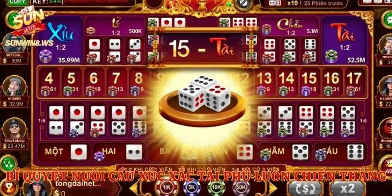 Bí quyết nuôi cầu xúc xắc tài phú luôn chiến thắng