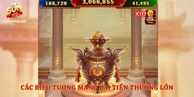 Các biểu tượng mang lại tiền thưởng lớn cho cược thủ