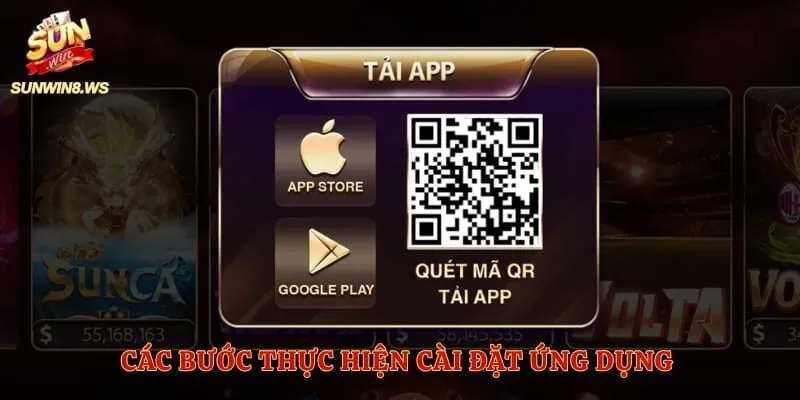 Các bước thực hiện cài đặt ứng dụng trên hai hệ điều hành