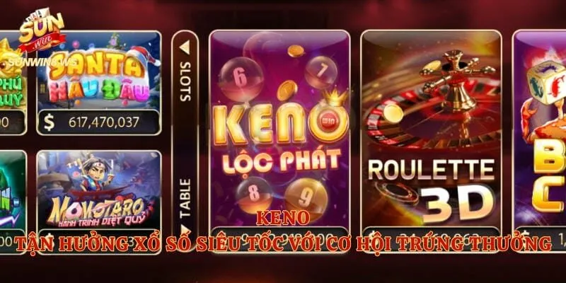 Keno – Tận Hưởng Xổ Số Siêu Tốc Với Cơ Hội Trúng Thưởng Lớn