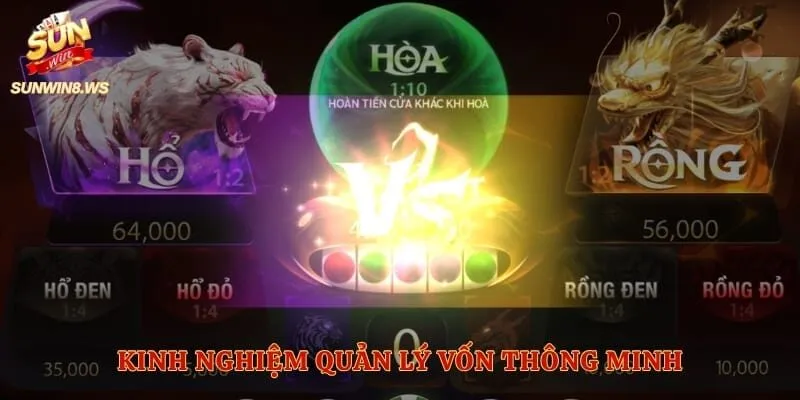 Kinh nghiệm quản lý vốn thông minh khi chơi Rồng hổ Sunwin