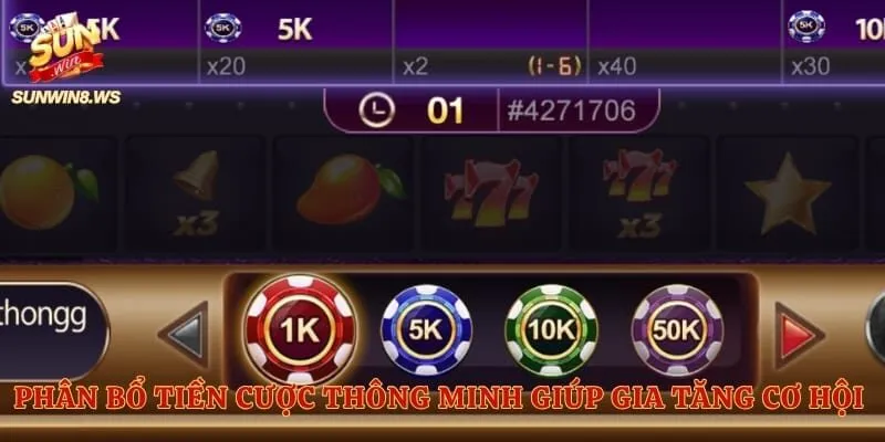 Phân bổ tiền cược thông minh giúp gia tăng cơ hội chiến thắng 