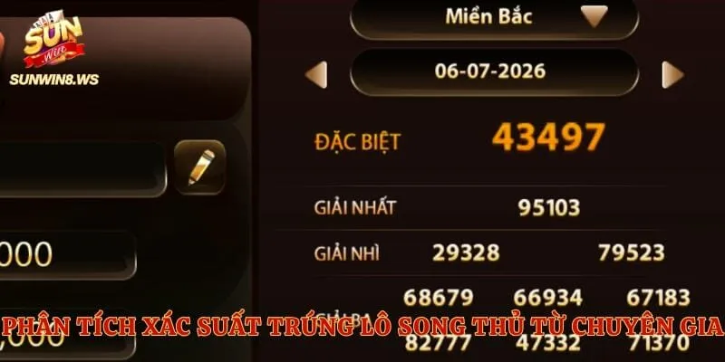 Phân tích xác suất trúng lô song thủ từ chuyên gia