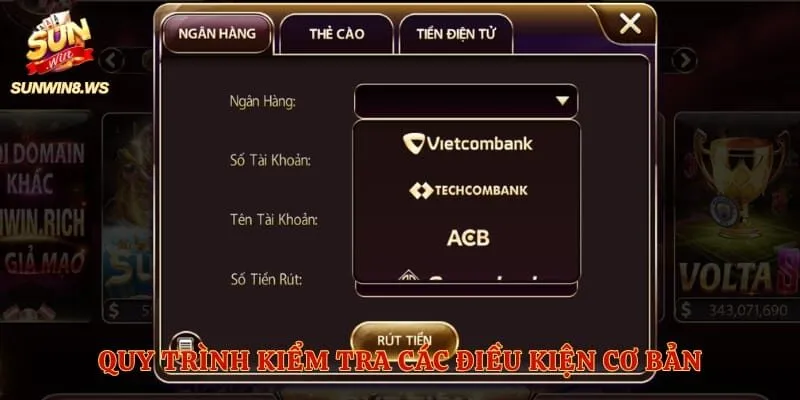 Quy trình kiểm tra các điều kiện cơ bản