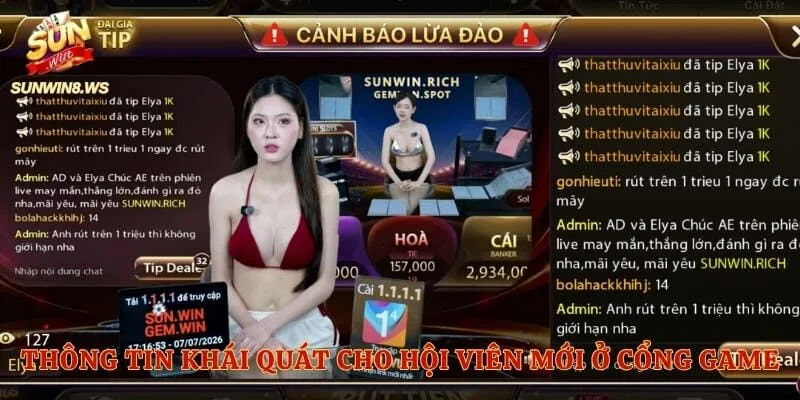 Thông tin khái quát cho hội viên mới ở cổng game