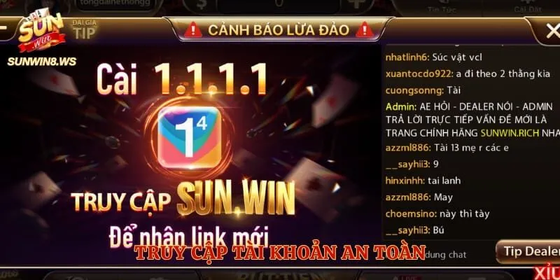 Truy cập tài khoản an toàn